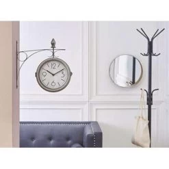 Beliani Wandklok ROMONT - Zilver Ijzer -Home Decoration Store 1608756018 0104