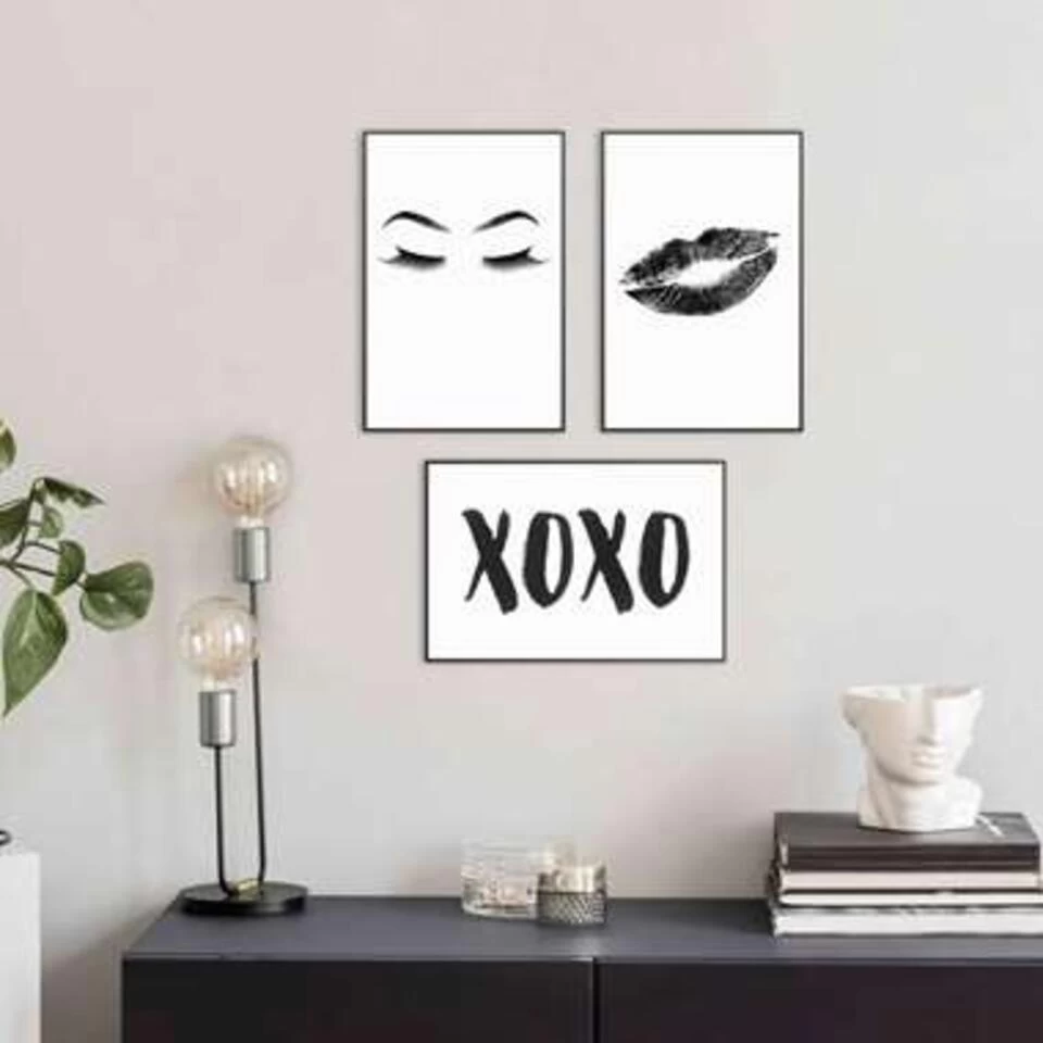 Set Poster Met Lijst - Vrouwelijk 2 Set Poster Met Lijst - Vrouwelijk - Afbeelding 2