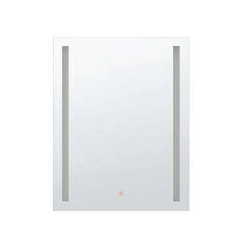 Beliani Badkamerspiegel MARTINET - Zilver Synthetisch Materiaal 1 Beliani Badkamerspiegel MARTINET - Zilver Synthetisch Materiaal