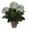 Mica Decorations Kunstplant - Hortensia - Paars - 45 Cm