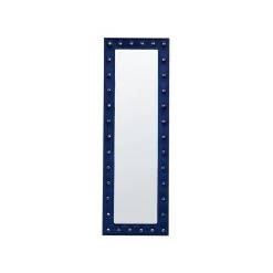 Beliani Staande Spiegel ANSOUIS - Blauw Fluweel -Home Decoration Store 1806f8c8d633404f82870d886f8684a8