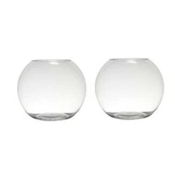 Bellatio Design Vaas - Bolvormig - Glas - 8 L - 28 X 34 Cm -Home Decoration Store 1957170563 0102