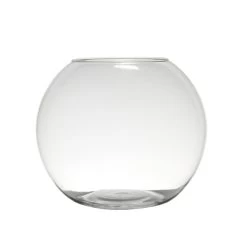 Bellatio Design Vaas - Bolvormig - Glas - 8 L - 28 X 34 Cm