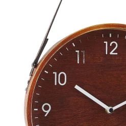 Beliani Wandklok RENENS - Donkere Houtkleur Mdf -Home Decoration Store 1fca5d7677a648cf904a2baa6c4a574d