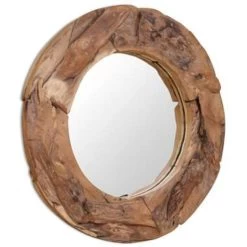 VidaXL Decoratieve Spiegel Rond 80 Cm Teakhout 6 VidaXL Decoratieve Spiegel Rond 80 Cm Teakhout -Home Decoration Store 2142b5536f994d858ffc638f9fcd95d7