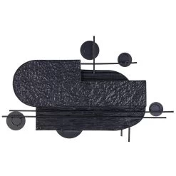 Beliani Wanddecoratie LUTETIUM - Zwart Ijzer -Home Decoration Store 2230e635ce6a47a28b3f3561bd60bbe8