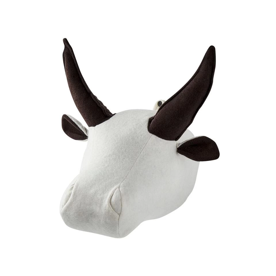 Beliani Wanddecoratie GEOFFREY - Wit Vilt, Katoen 4 Beliani Wanddecoratie GEOFFREY - Wit Vilt, Katoen - Afbeelding 4