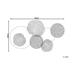 Beliani Wanddecoratie RHODIUM - Zwart Metaal 7 Beliani Wanddecoratie RHODIUM - Zwart Metaal -Home Decoration Store 31c9b78b04774deb823c41cbbbe3fd15