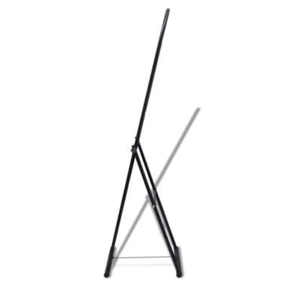 VIDAXL Vrijstaande Vloerspiegel Met Volledige Lengte Rechthoekig Zwart 3 VIDAXL Vrijstaande Vloerspiegel Met Volledige Lengte Rechthoekig Zwart - Afbeelding 3