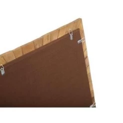 Beliani Wanddecoratie CANCUN - Lichte Houtkleur Teakhout -Home Decoration Store 3a95fe17a4d94418b8bf92f101c7430d