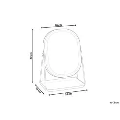 Beliani Make-up Spiegel DORDOGNE - Goud Metaal 6 Beliani Make-up Spiegel DORDOGNE - Goud Metaal -Home Decoration Store 3cdb16d65e8f47ba9dddaba57587160d 2