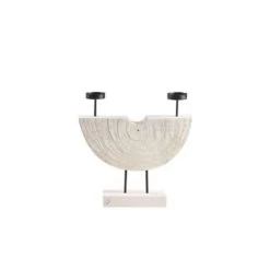 Beliani Kandelaar APANGO - Wit Paulowniahout -Home Decoration Store 46ace0d5279245e4b6aec8f3ec44fda8