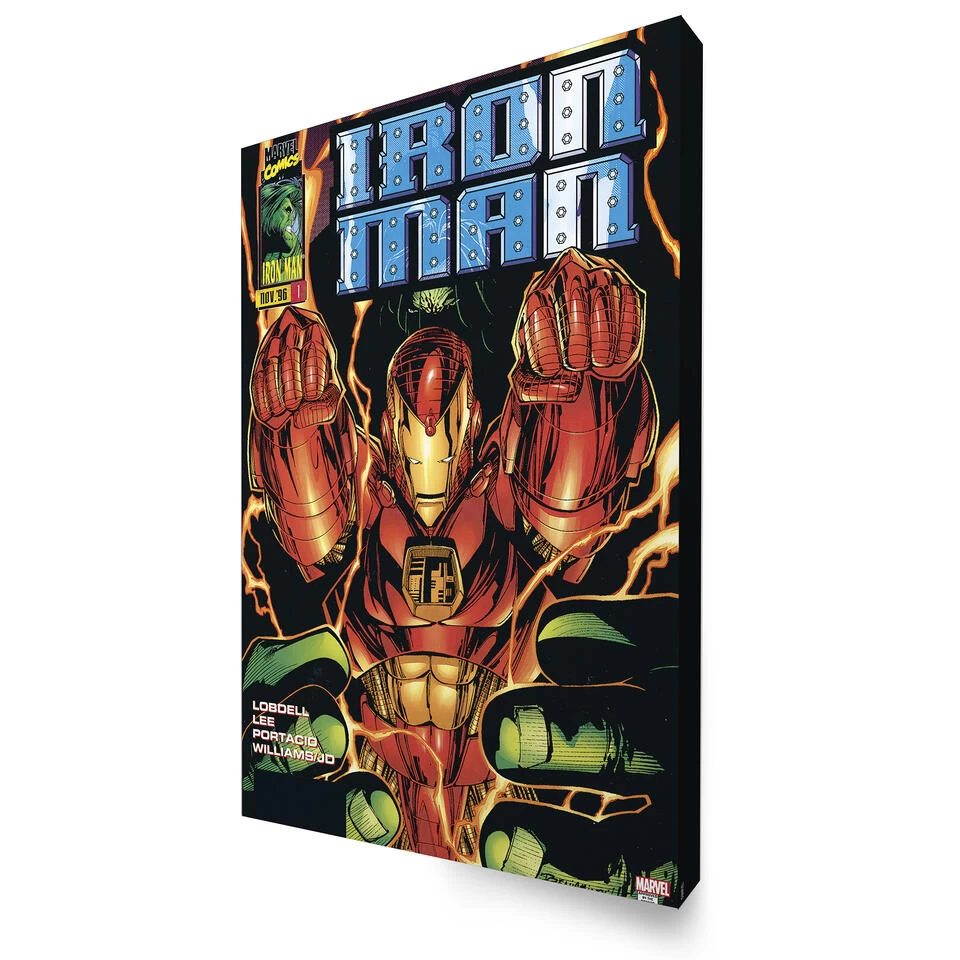 Disney - Canvas - Marvel Comics Iron Man Heroes Reborn - 70x50cm 2 Disney - Canvas - Marvel Comics Iron Man Heroes Reborn - 70x50cm - Afbeelding 2