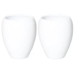 Floran Vaas - Wit - Glanzend - Keramiek - 16 X 19 Cm -Home Decoration Store 490fb22bff7f43ff82132e8edc107740