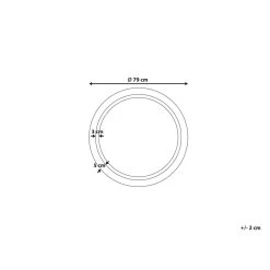 Beliani Badkamerspiegel COURSEULLES - Zilver Glas -Home Decoration Store 4c204467966b4f6e8bf79e75afededbc
