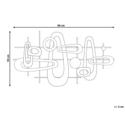 Beliani Wanddecoratie MANGANESE - Goud Ijzer -Home Decoration Store 4c66de6621d6477fb2e23e73ea516fcd