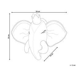 Beliani Wanddecoratie TANTOR - Grijs Katoen -Home Decoration Store 4cb7a934c92e474388ec898d16113c1c