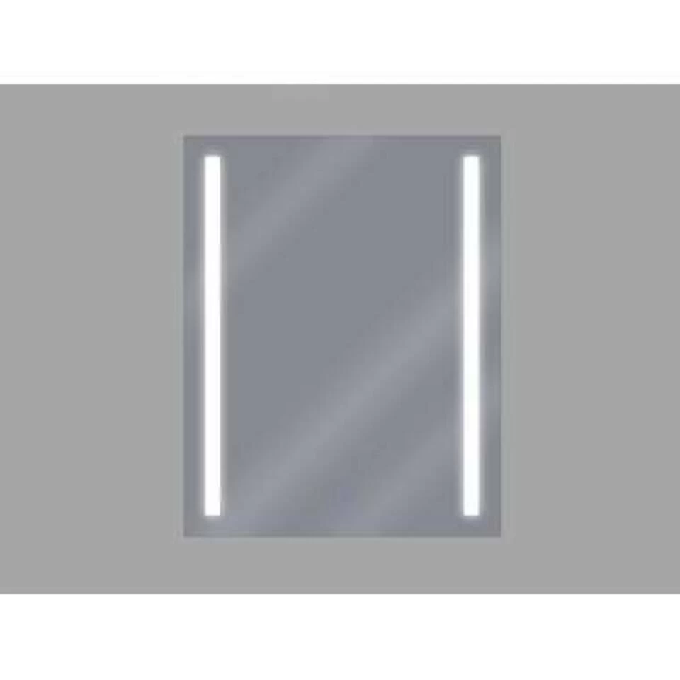 Beliani Badkamerspiegel MARTINET - Zilver Synthetisch Materiaal 3 Beliani Badkamerspiegel MARTINET - Zilver Synthetisch Materiaal - Afbeelding 3