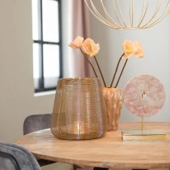 Windlicht Adeta - Goud - Ø22,5cm -Home Decoration Store 50528c8f42474bb8a10ab3d068ed9fba
