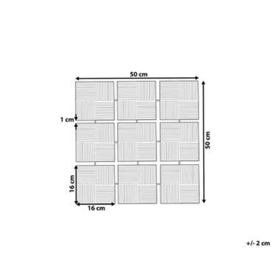 Beliani Wanddecoratie TITANIUM - Zwart Metaal 4 Beliani Wanddecoratie TITANIUM - Zwart Metaal - Afbeelding 4