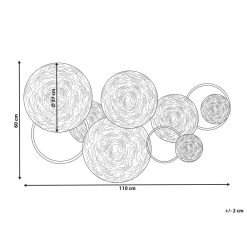 Beliani Wanddecoratie VANADIUM - Zilver Ijzer 6 Beliani Wanddecoratie VANADIUM - Zilver Ijzer -Home Decoration Store 56e9e5d63a8b4f8a9a261dabd3ea6bfc