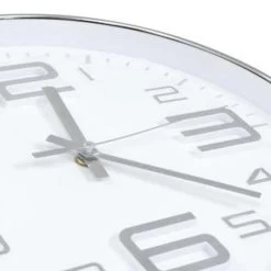 VidaXL Wandklok 30 Cm Zilverkleurig 7 VidaXL Wandklok 30 Cm Zilverkleurig -Home Decoration Store 5a316a44b87a4cd1a6f21cff86875843