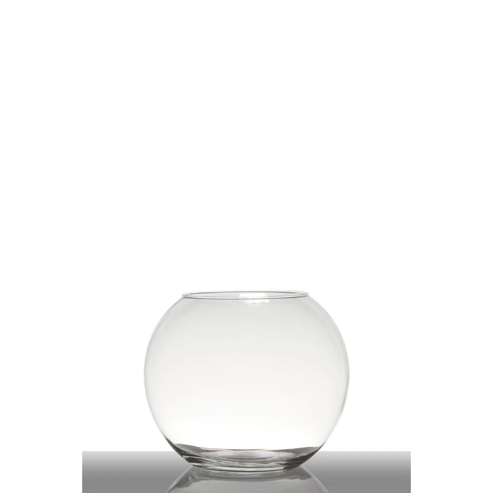 Hakbijl Vaas - Bolvormig - 23 X 30 Cm - Glas - 6L 2 Hakbijl Vaas - Bolvormig - 23 X 30 Cm - Glas - 6L - Afbeelding 2