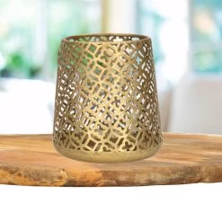 Countryfield Luxe Theelichthouder - Metaal - Goud - D10 X H11 Cm -Home Decoration Store 5e33ea6ba0ce4b5389e2cf65282d2fc9
