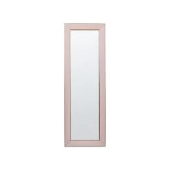 Beliani Staande Spiegel LAUTREC - Roze Fluweel -Home Decoration Store 5e5937b8e4be4b5792b070c2c2efa33a