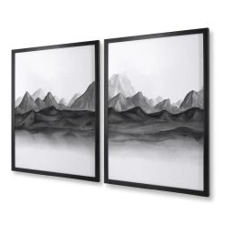 Art For The Home - Print In Frame Set Van 2 - Aquarel Landschap - 7 Art For The Home - Print In Frame Set Van 2 - Aquarel Landschap - -Home Decoration Store 60aad80fb97c4d658b2aa9f7bff7e466