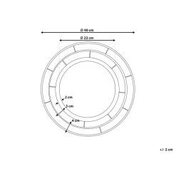 Beliani Wandspiegel BELCHITE - Goud Synthetisch Materiaal, Glas 6 Beliani Wandspiegel BELCHITE - Goud Synthetisch Materiaal, Glas -Home Decoration Store 65c243fbaaa645b0a5ddbbf32f7c6af3