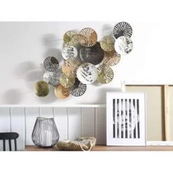 Beliani Wanddecoratie OSMIUM - Goud Metaal -Home Decoration Store 71185b62e4894120bc81181645661add