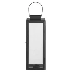 Lantaarn Harvest - Zwart - 35x12x12 Cm