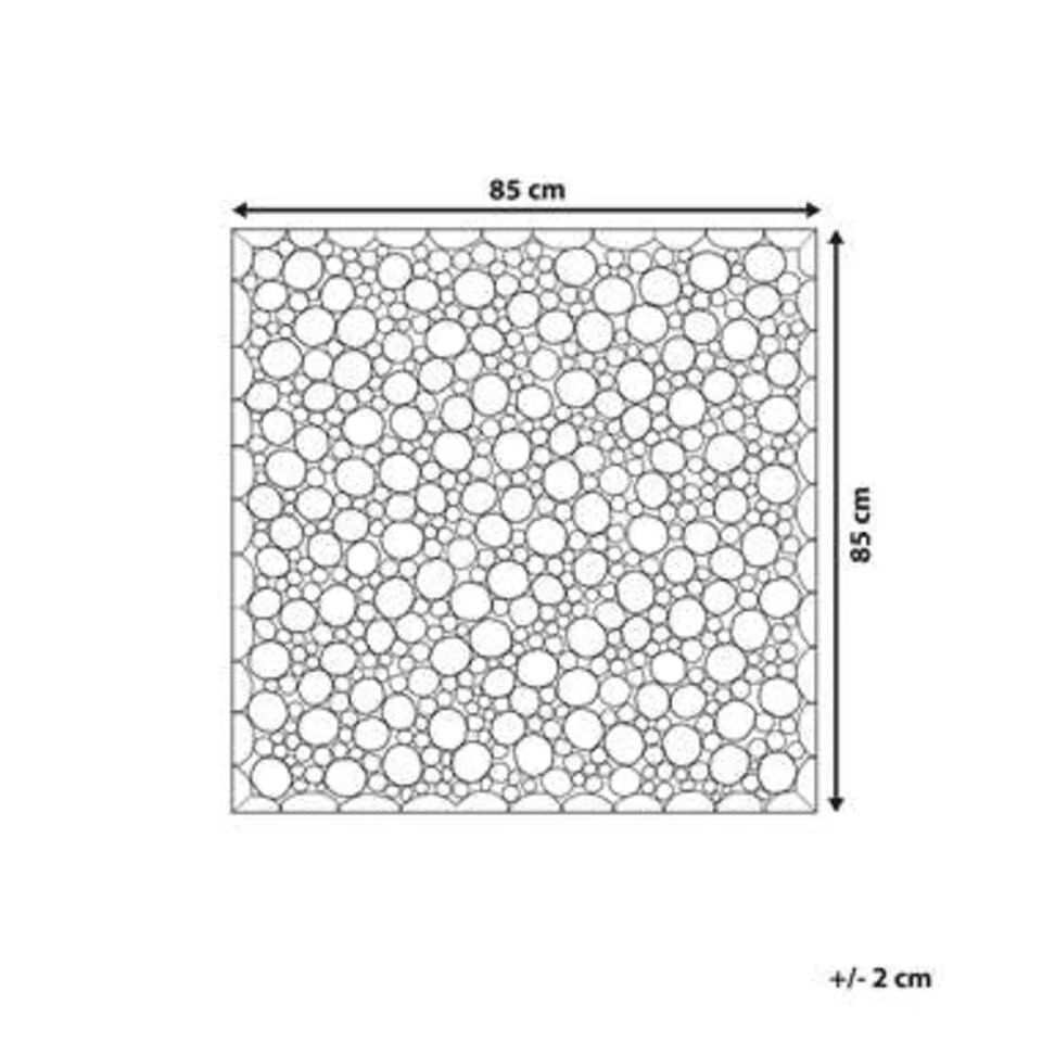 Beliani Wanddecoratie TWIG - Lichte Houtkleur Teakhout 2 Beliani Wanddecoratie TWIG - Lichte Houtkleur Teakhout - Afbeelding 2