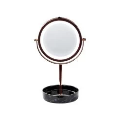 Beliani Make-up Spiegel SAVOIE - Roségoud Ijzer, Keramiek, Glas -Home Decoration Store 7ca6eae320e64c9ca82bdb5e264d1a07