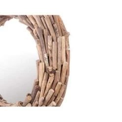 Beliani Wandspiegel KAYENTA - Lichte Houtkleur Hout -Home Decoration Store 80e290a38a474cd0aeeab279b06acea4