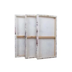 Art For The Home - Canvas Set Van 3 - Klaprozen - 3x 30x60 Cm