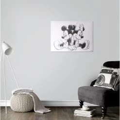 Art For The Home Canvas Mickey En Minnie Mouse Sitting - Wit - 70x50 Cm 7 Art For The Home Canvas Mickey En Minnie Mouse Sitting - Wit - 70x50 Cm -Home Decoration Store 81008064 0102