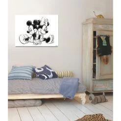 Art For The Home Canvas Mickey En Minnie Mouse Sitting - Wit - 70x50 Cm 6 Art For The Home Canvas Mickey En Minnie Mouse Sitting - Wit - 70x50 Cm -Home Decoration Store 81008064 0103