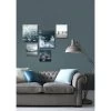 Wohnidee Canvas Set Van 5 Blauwe Stilte - Blauw - 60x80 Cm