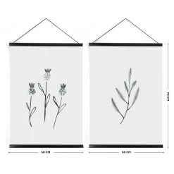 Art For The Home - Hanging Poster Set Van 2 - Botanisch Duo - 2 X 6 Art For The Home - Hanging Poster Set Van 2 - Botanisch Duo - 2 X -Home Decoration Store 81691f600f534c70b6075f5ea668247e