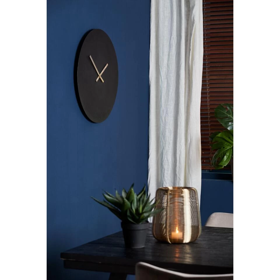 Wandklok Licola - Zwart - Ø59cm 2 Wandklok Licola - Zwart - Ø59cm - Afbeelding 2