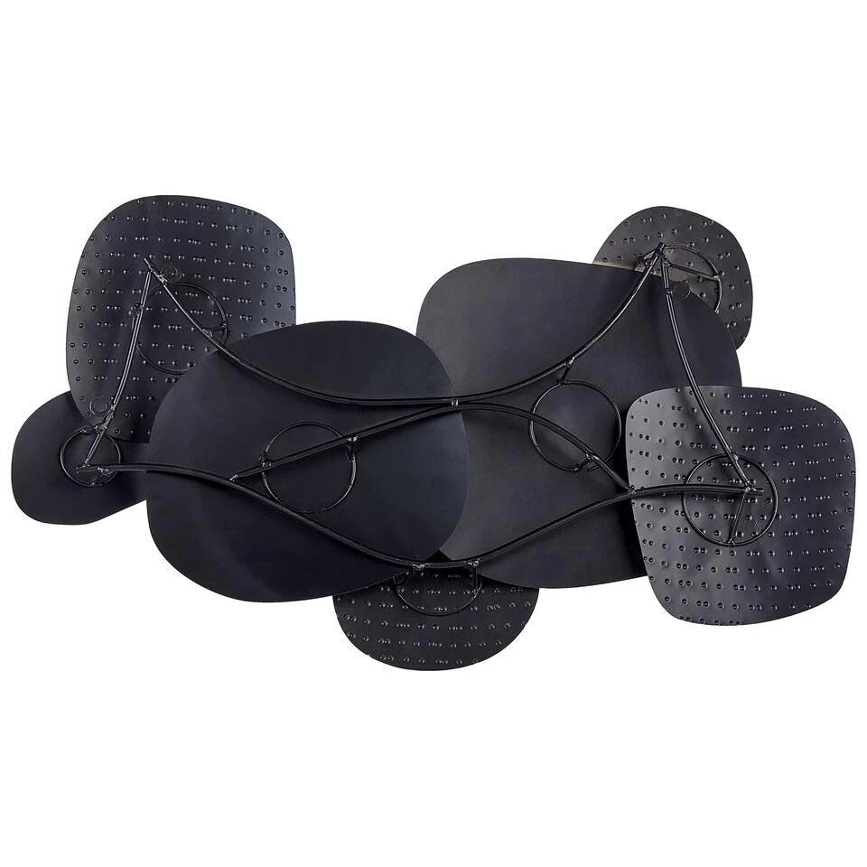 Beliani Wanddecoratie HAFNIUM - Zwart Ijzer 4 Beliani Wanddecoratie HAFNIUM - Zwart Ijzer - Afbeelding 4