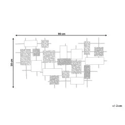 Beliani Wanddecoratie ASTATINE - Goud Metaal -Home Decoration Store 9f69e8c56897482ba263fe0a88677b34