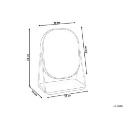 Beliani Make-up Spiegel CORREZE - Goud Metaal -Home Decoration Store a8bbd05d04f34ec6857b21c4a9a4eb71 1