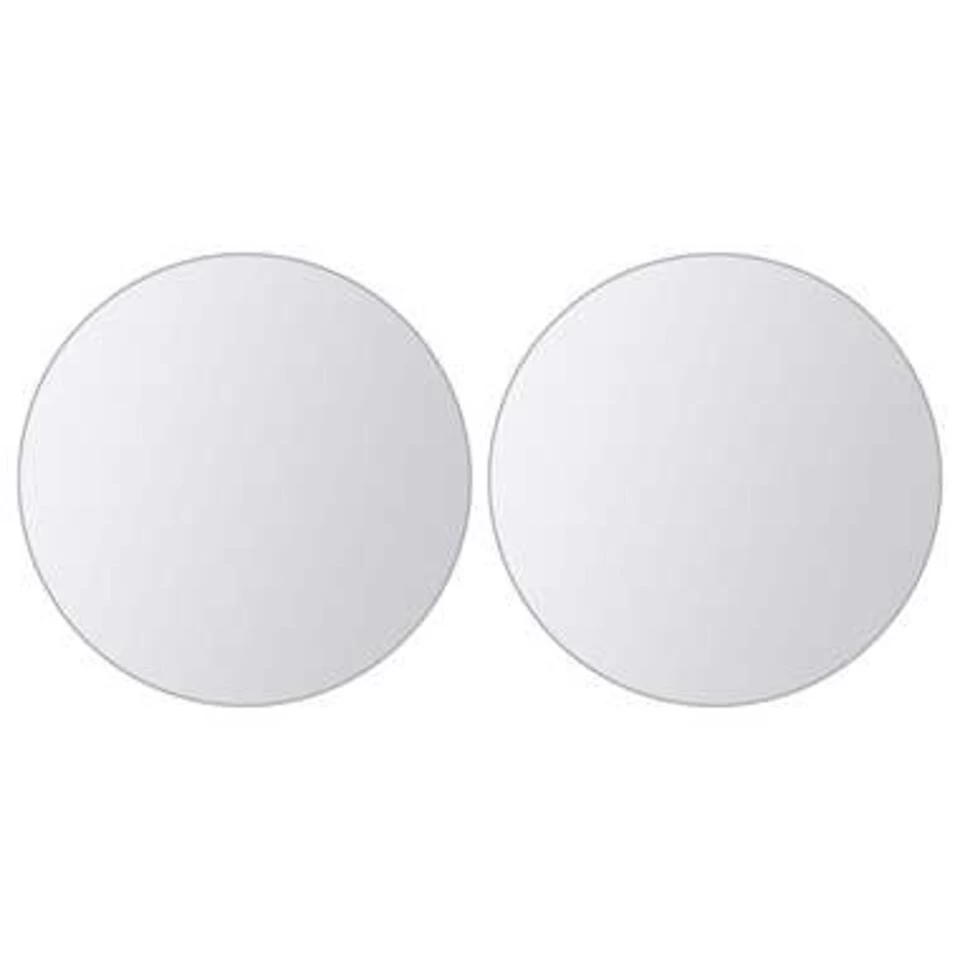 VidaXL 16 St Spiegeltegels Rond Glas 3 VidaXL 16 St Spiegeltegels Rond Glas - Afbeelding 3