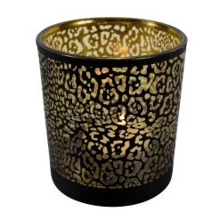 Mars & More Waxinelichthouder - Zwart - Glas - Jaguar Print - 18vcm 6 Mars & More Waxinelichthouder - Zwart - Glas - Jaguar Print - 18vcm -Home Decoration Store b88a07f885174ff184bfe10a078c3dc9