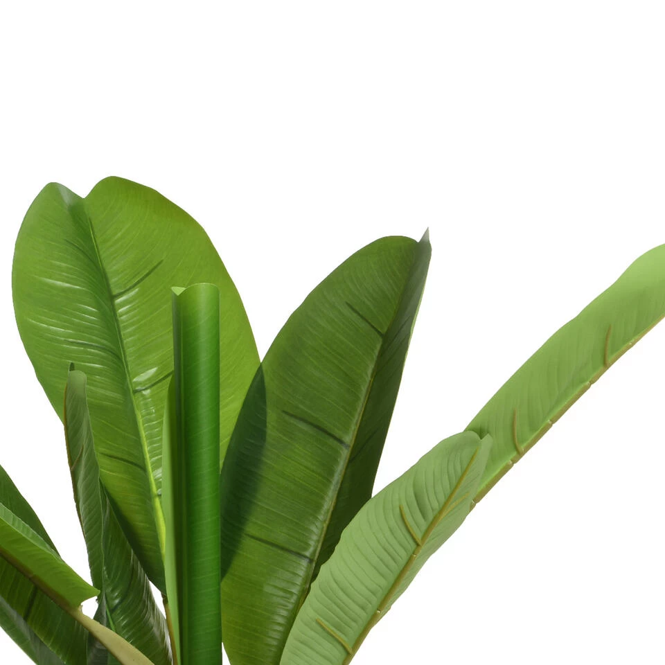 Everlands Kunstplant - Bananenplant - Groen - In Pot - H75 Cm 2 Everlands Kunstplant - Bananenplant - Groen - In Pot - H75 Cm - Afbeelding 2