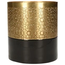 Countryfield Luxe Theelichthouder - Metaal - Goud - D12 X H15 Cm -Home Decoration Store c7ad0bcb12104b22815a27063b2fab41