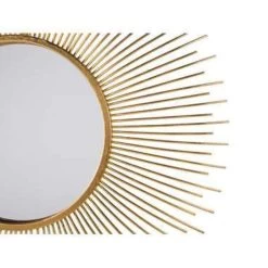 Beliani Wandspiegel CILLY - Goud Metaal 6 Beliani Wandspiegel CILLY - Goud Metaal -Home Decoration Store cb1f8560555f42fdbc3648519c1440f3
